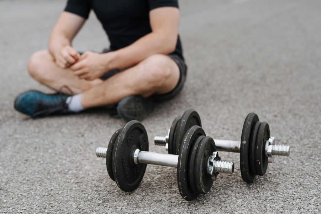 leg muscles dumbbells